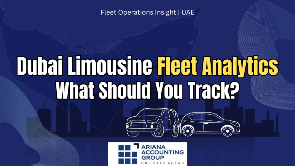 Dubai limousine fleet analytics featured image with luxury vehicles and UAE fleet operations insight